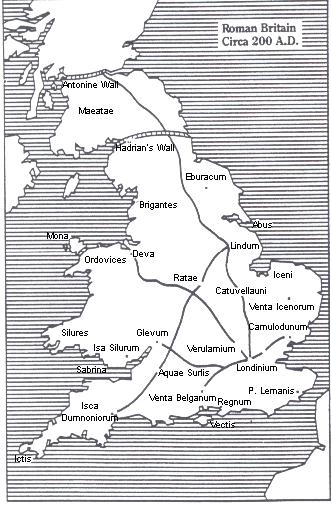 Roman Britain Circa 200 A.D.